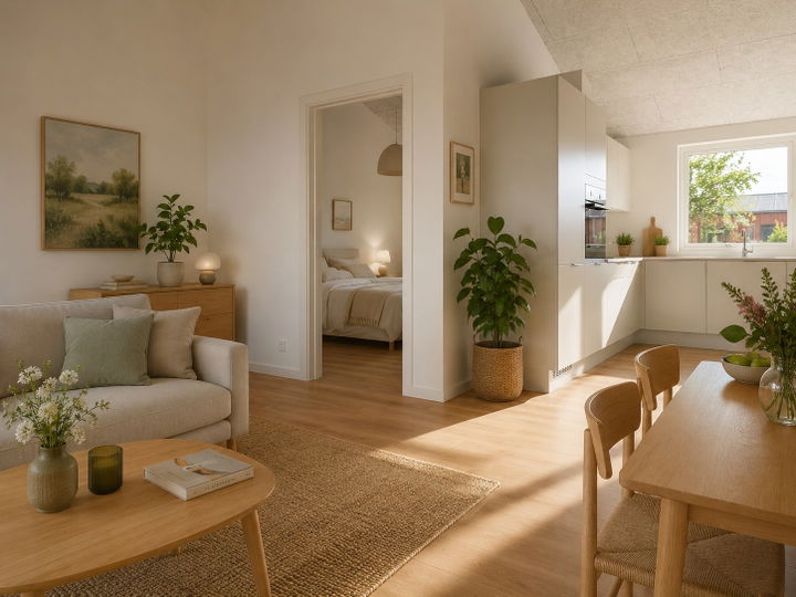 3-room semi-detached house, 75 m² - Teglparken, Løsning - 0