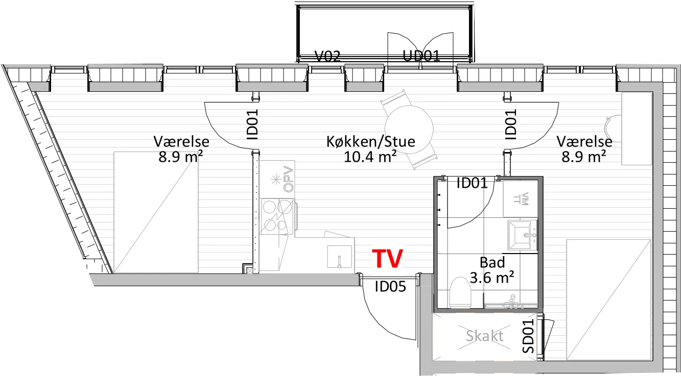 Visual presentation of the listing