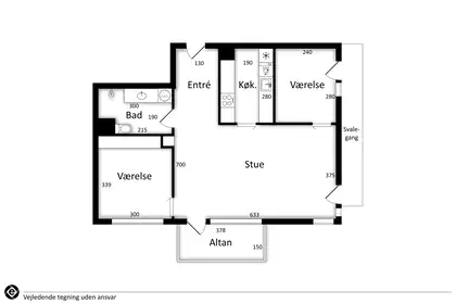 Visual presentation of the listing