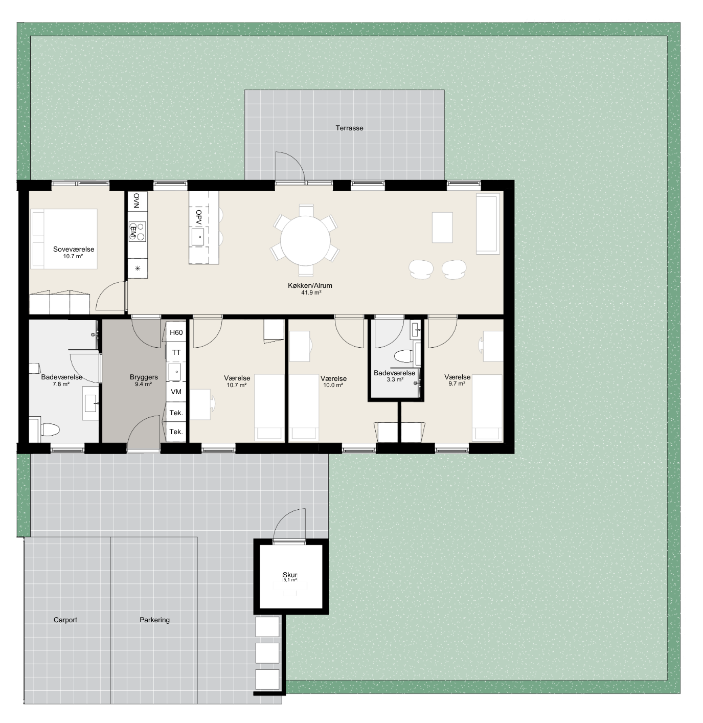 Visual presentation of the listing