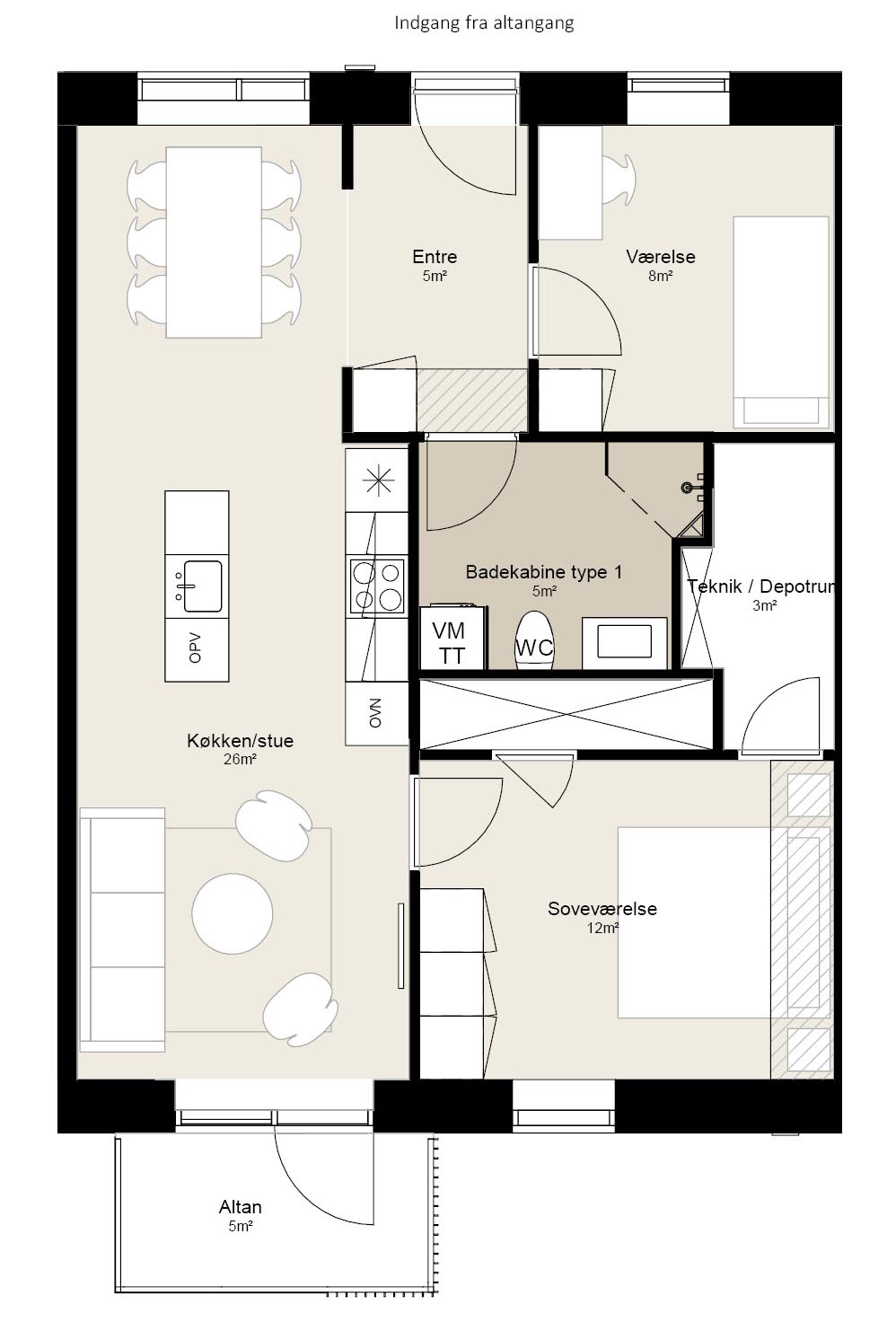 Visual presentation of the listing