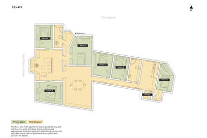 Visual presentation of the listing