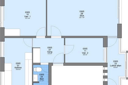 Visual presentation of the listing