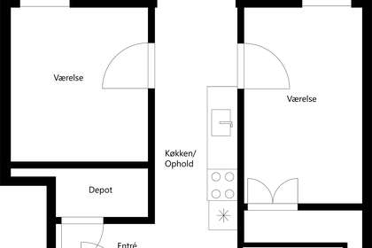 2-værelses lejlighed på 53 m² til leje i Risskov – Arresøvej, 3. sal – billede 7