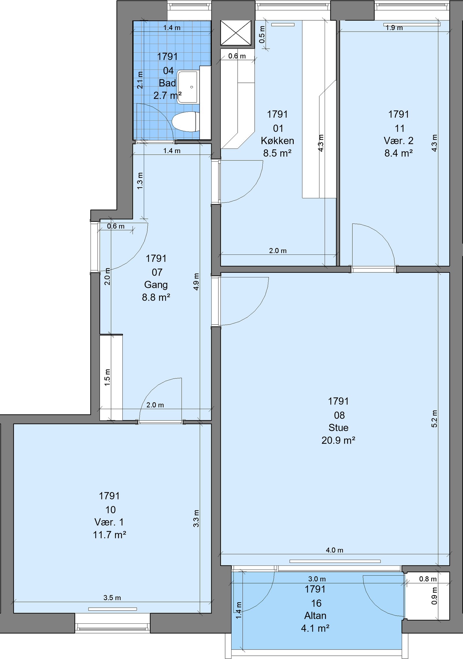 Visual presentation of the listing