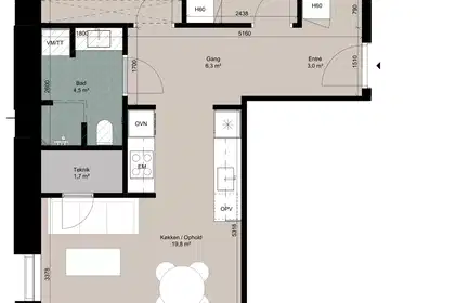 Visual presentation of the listing