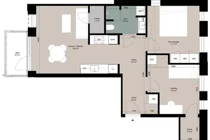 Visual presentation of the listing