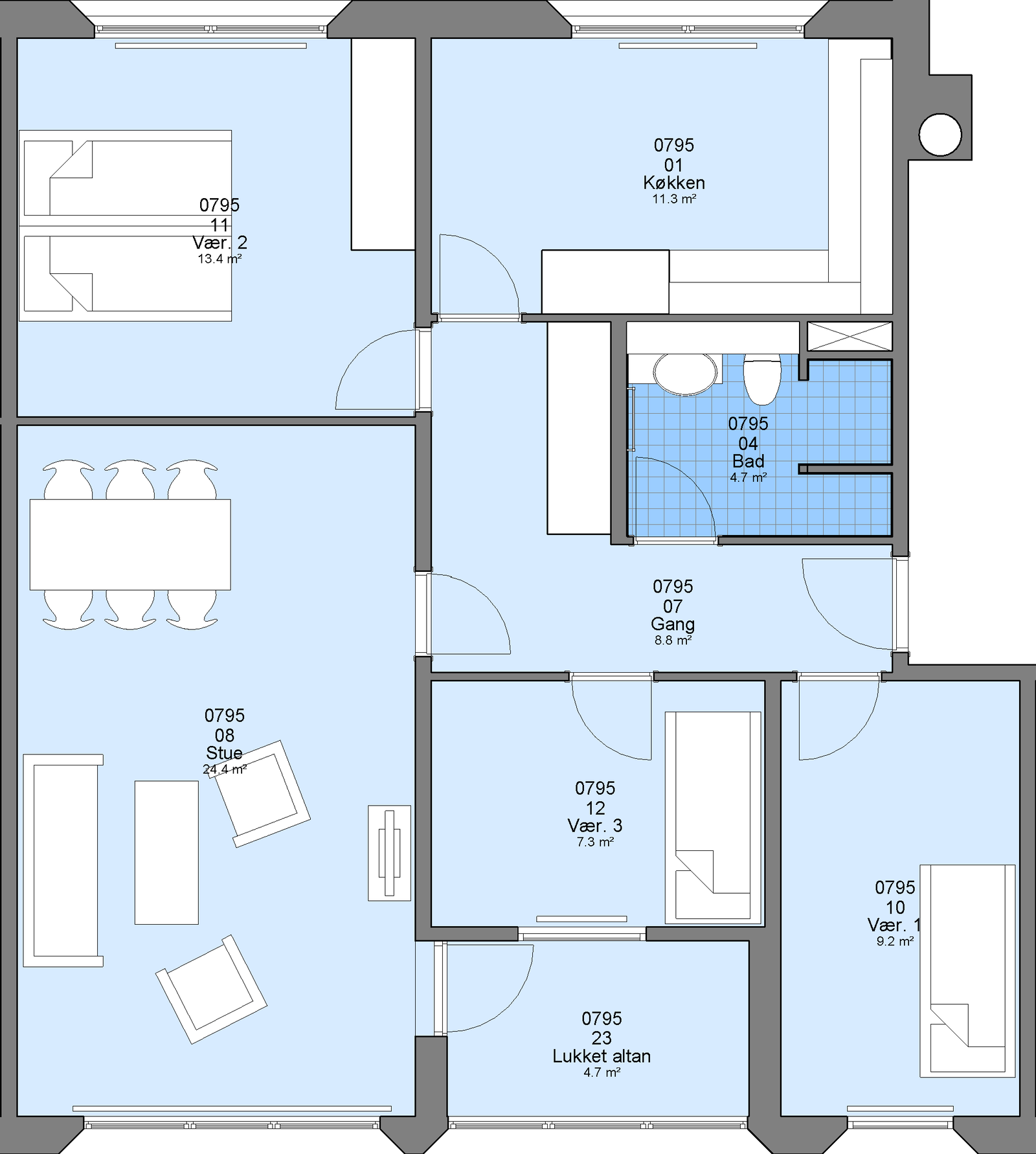 Visual presentation of the listing
