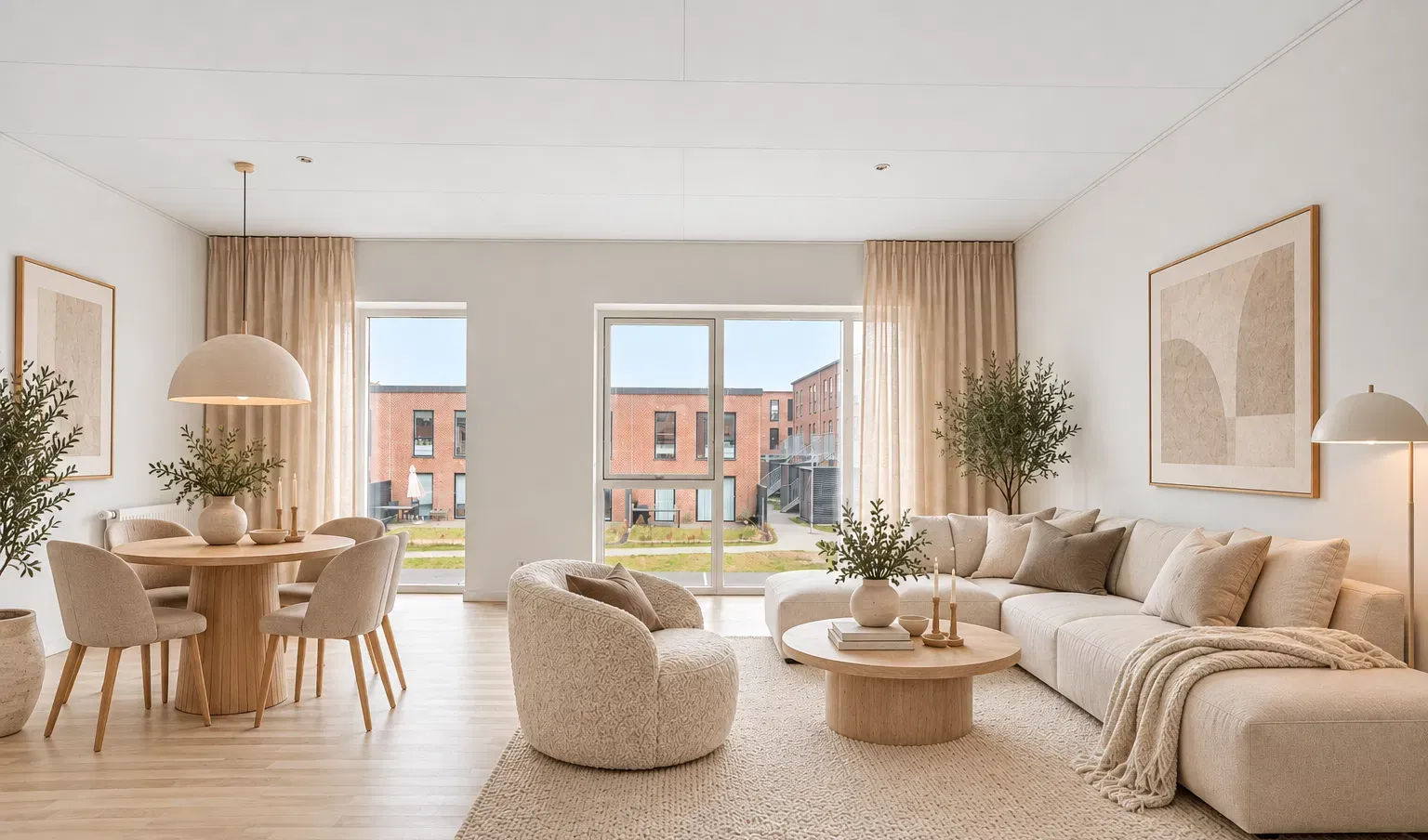 Visual presentation of the listing