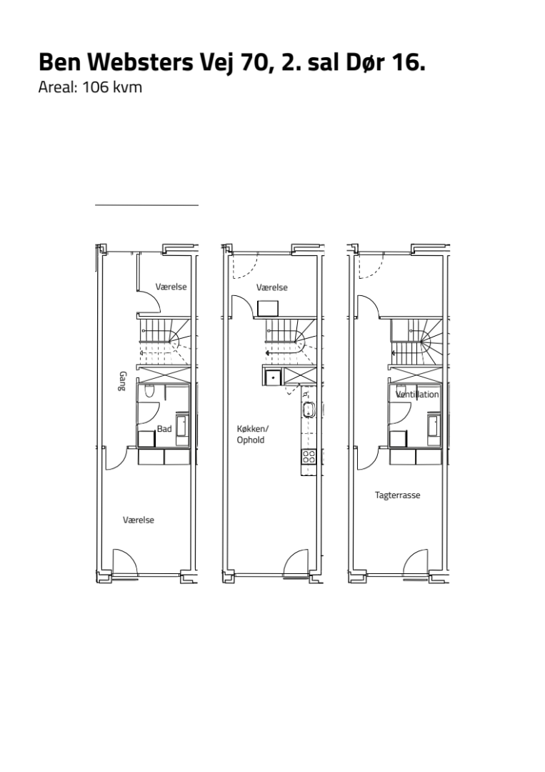 Visual presentation of the listing