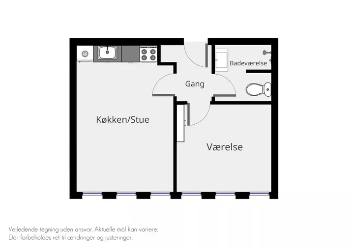 Central 2-værelses lejlighed på 51 m² i Herning - Banegårdspladsen, Herning - 4