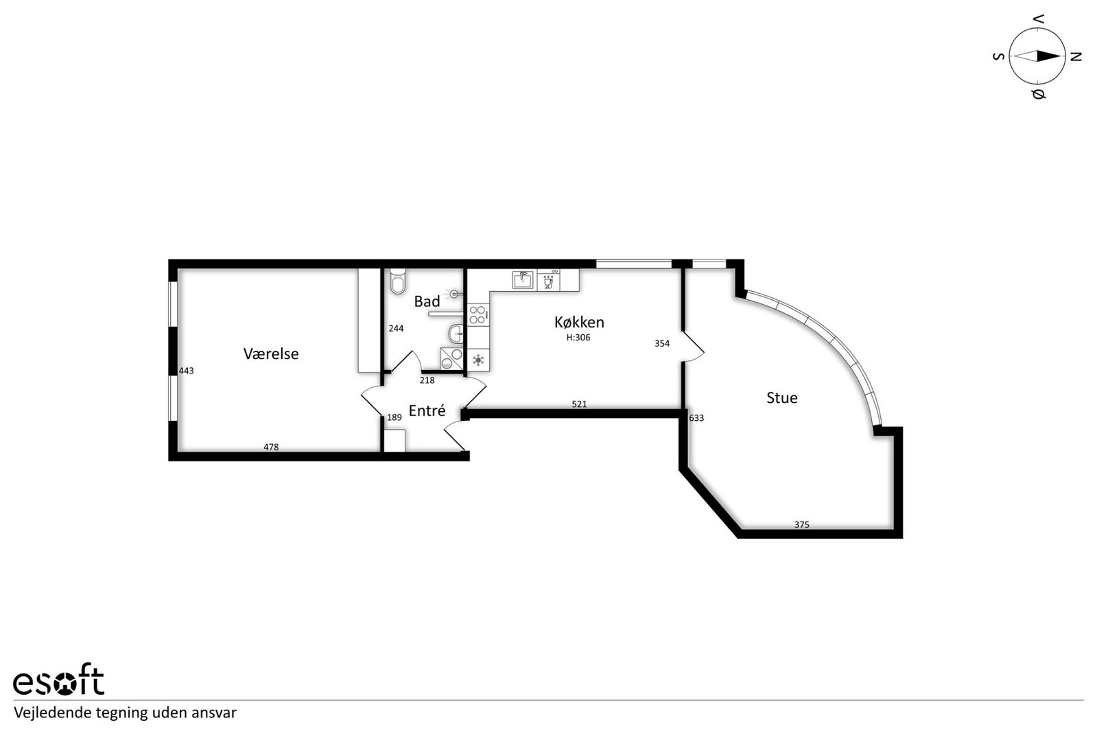Visual presentation of the listing