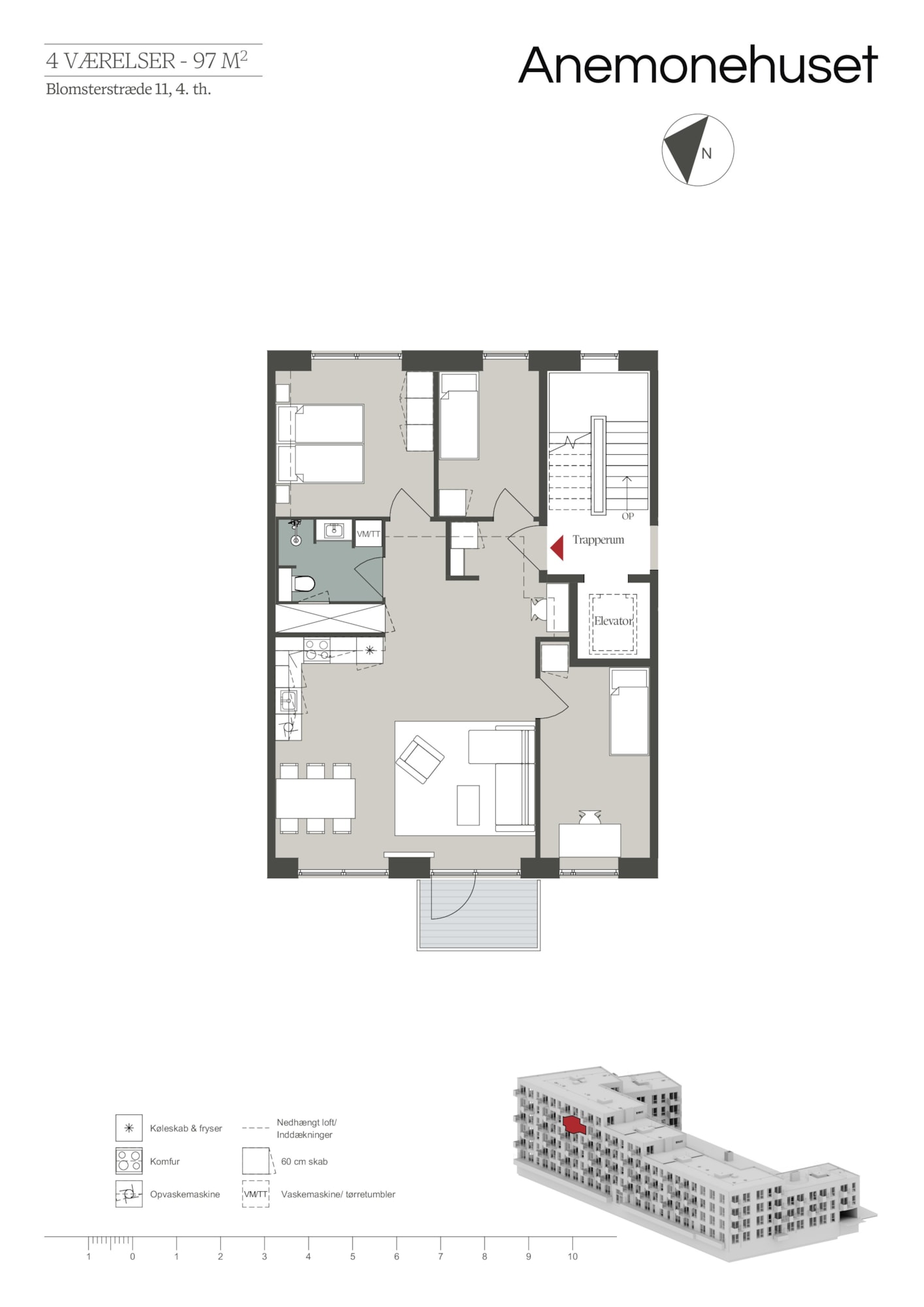 Visual presentation of the listing