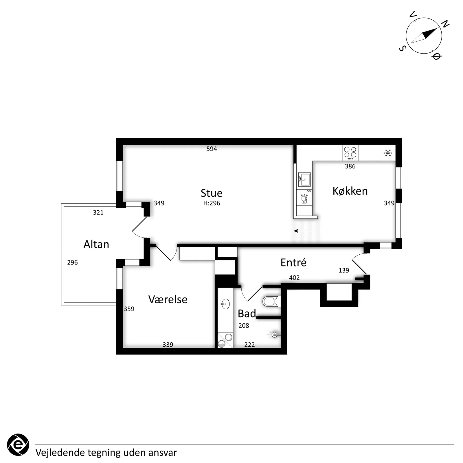 Visual presentation of the listing