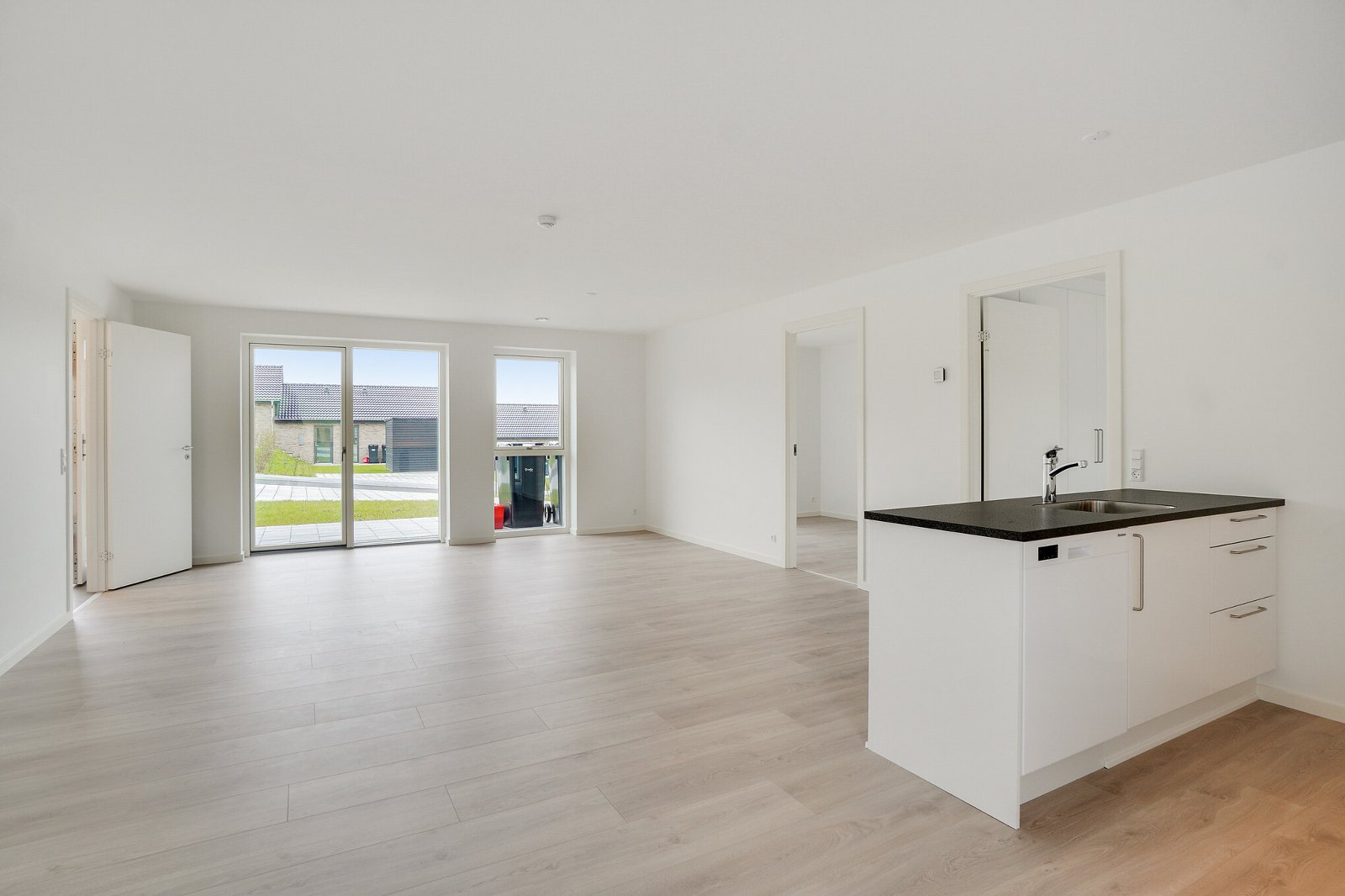 townhouse 4-room terraced house on one level with terrace in Vinding