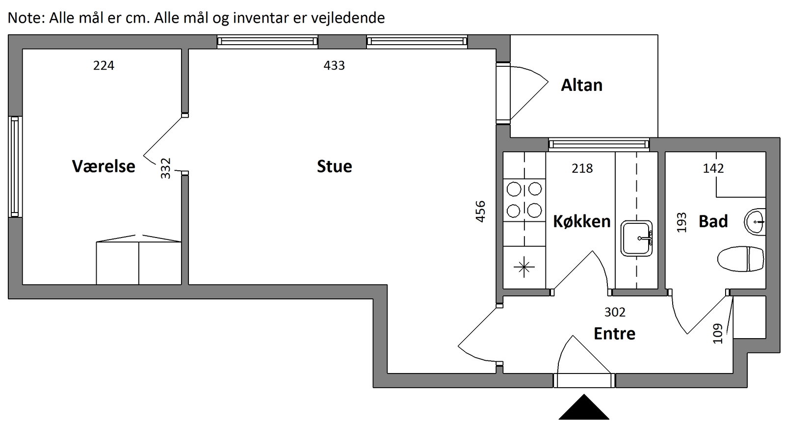 Visual presentation of the listing