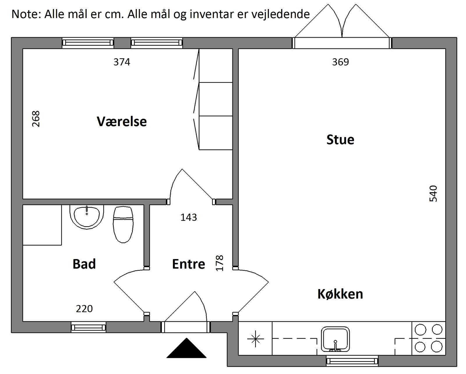 Visual presentation of the listing