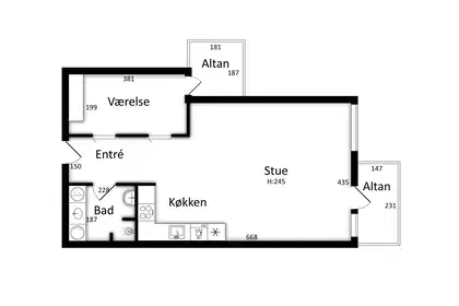 Visual presentation of the listing