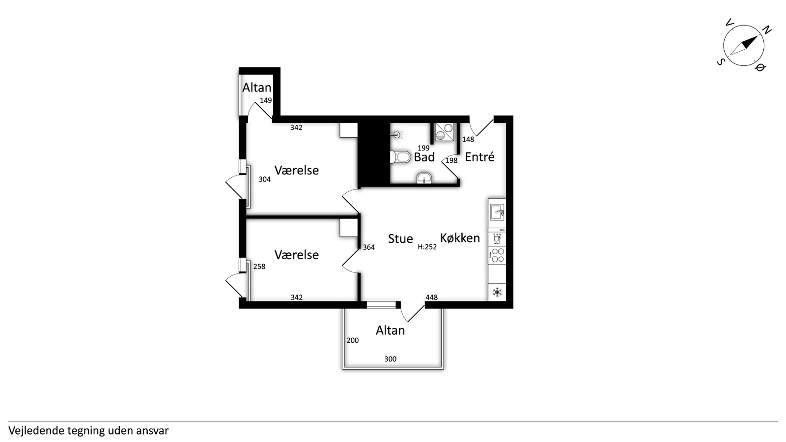 Visual presentation of the listing