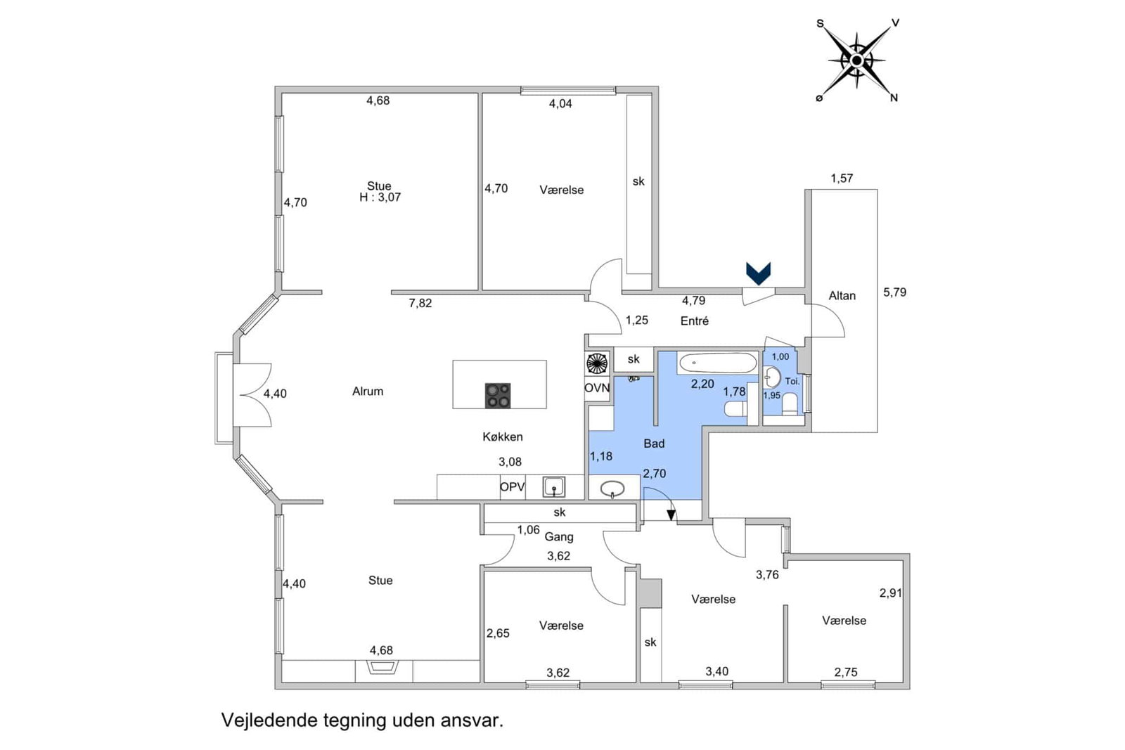 Visual presentation of the listing
