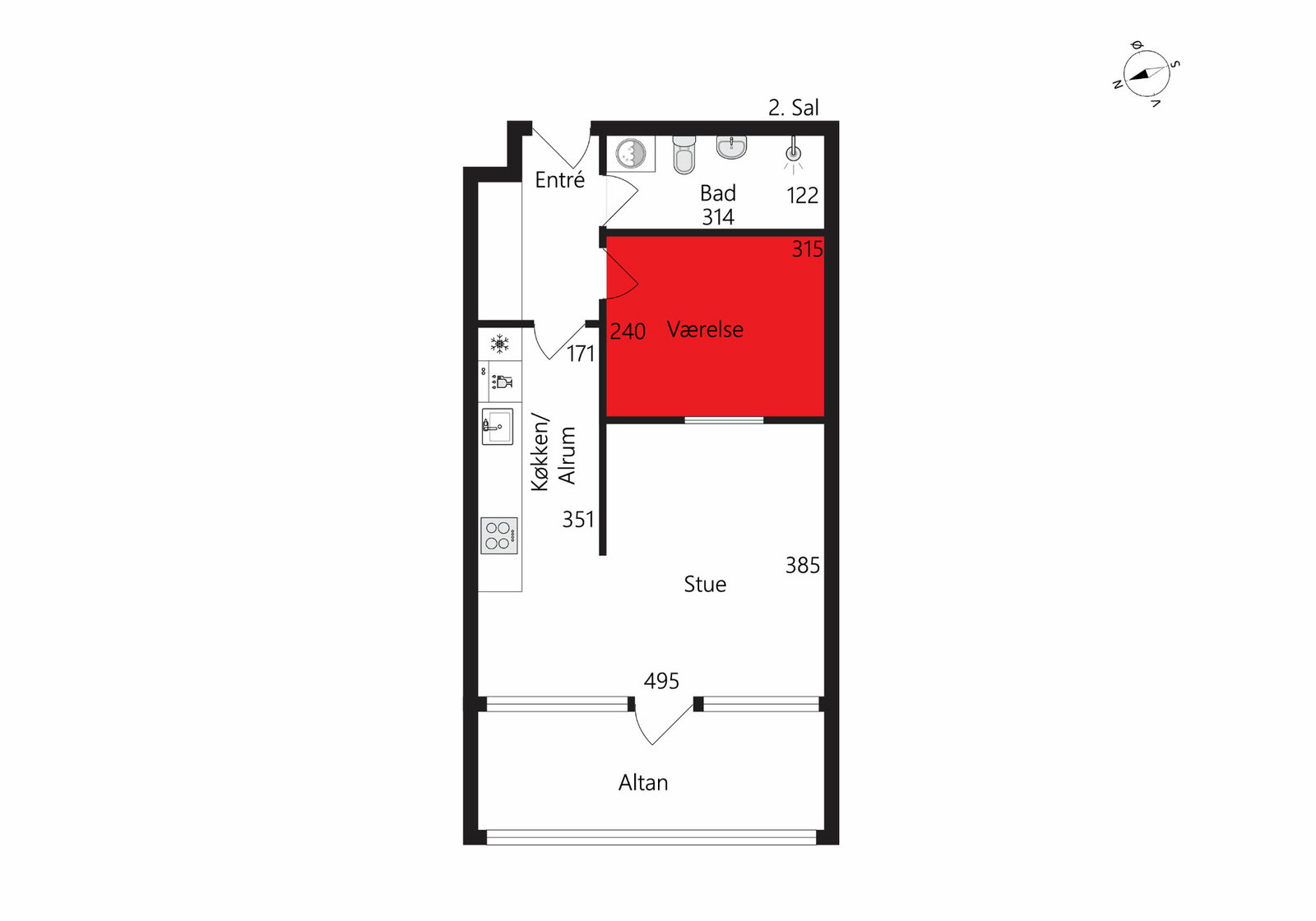 Visual presentation of the listing