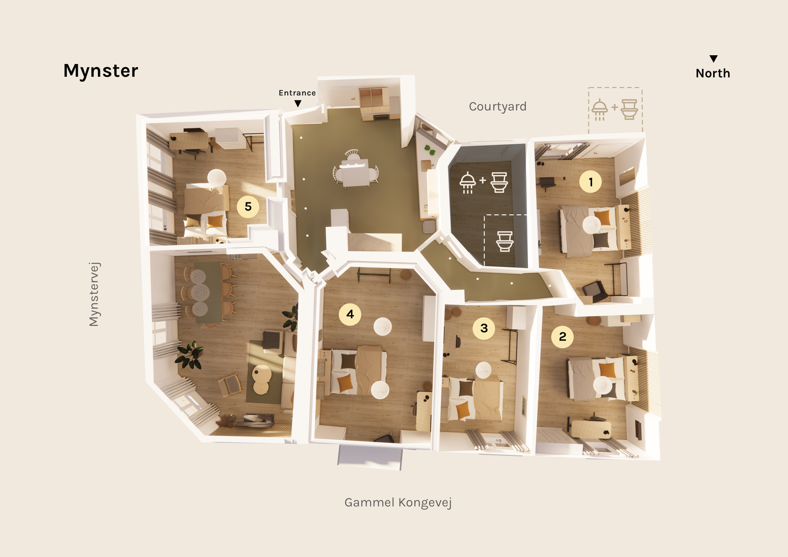Visual presentation of the listing