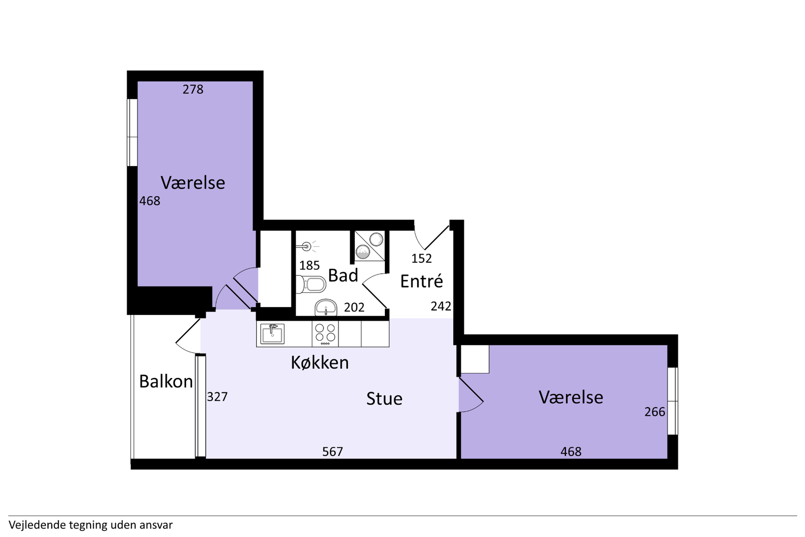 Bright, lovely and open kitchen/living area - shared-living friendly – photo 19