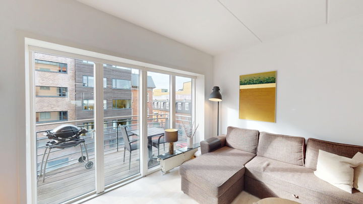 Lys og moderne 86 m² lejlighed med altan på Frederiksberg – billede 3