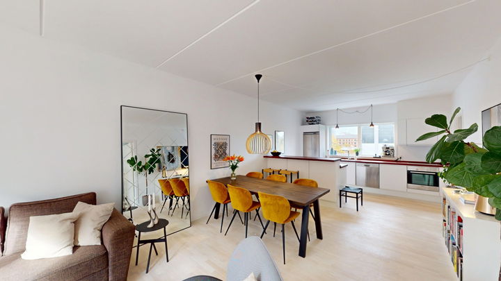 Lys og moderne 86 m² lejlighed med altan på Frederiksberg – billede 2
