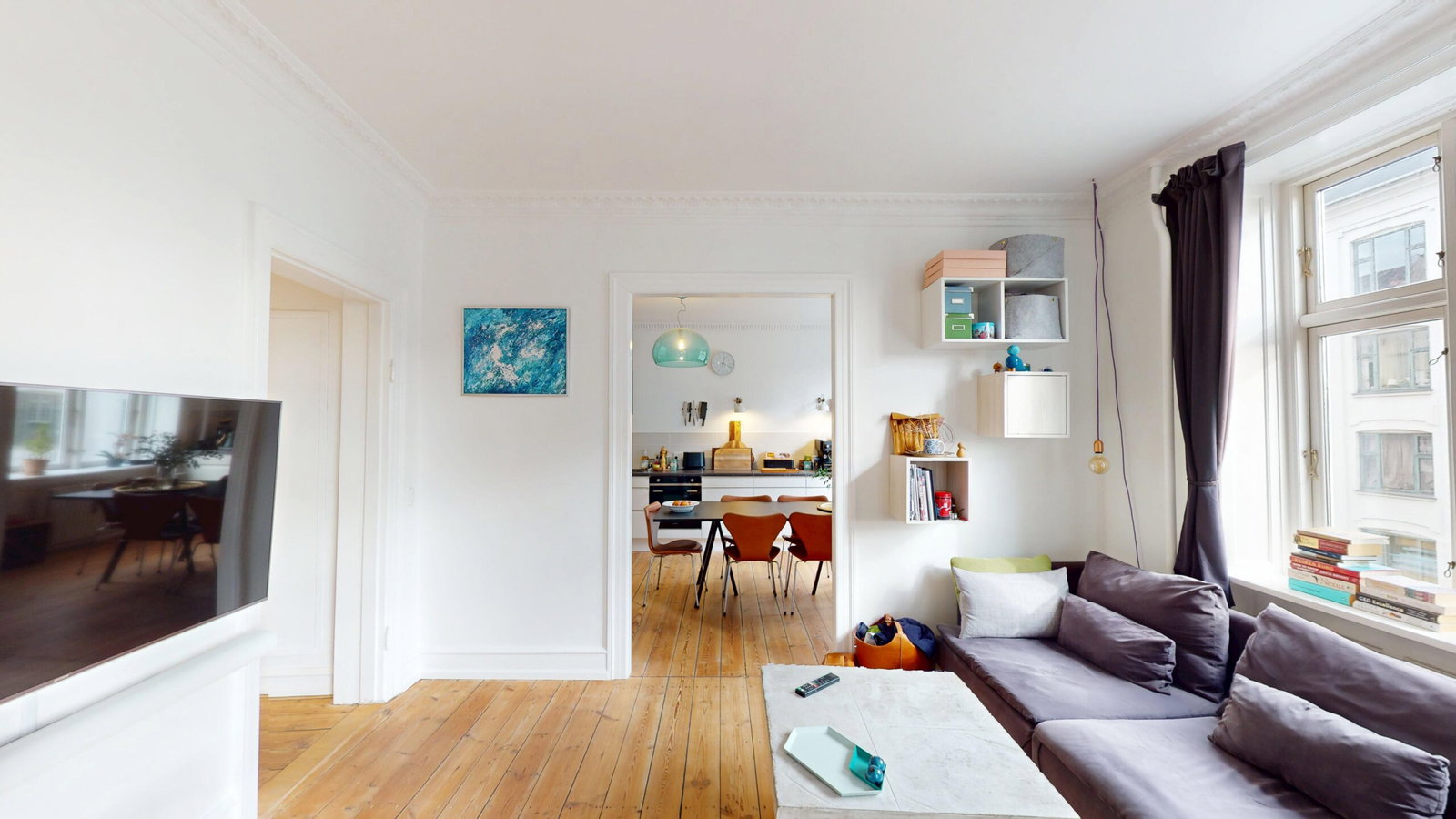 87 m² lejlighed med altan og stort køkken i København K – billede 9