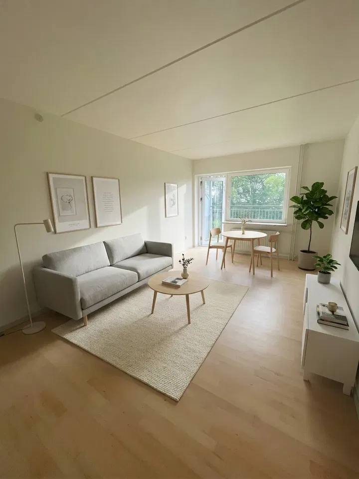 Bright 2-room apartment with balcony, parking and EV charger – close to shops, bus and sports – photo 4