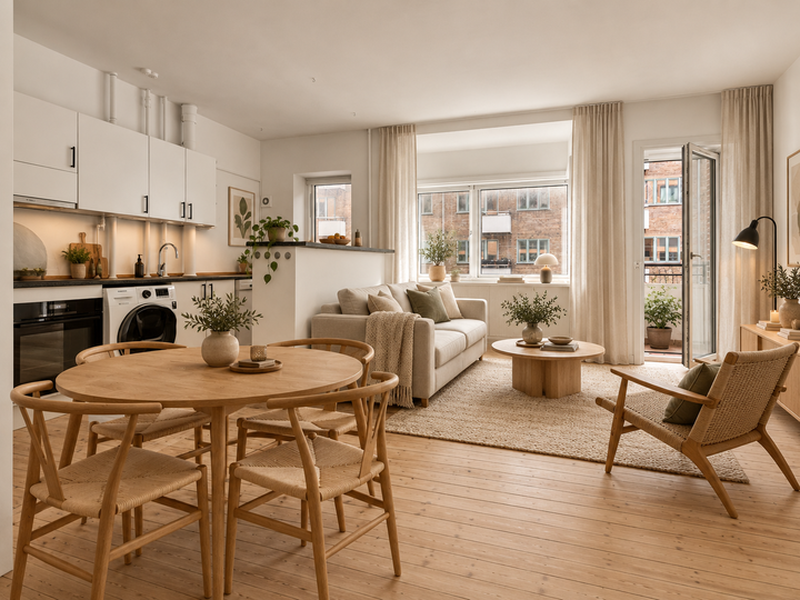 Bright 2-room apartment with balcony in Østerbro – photo 1