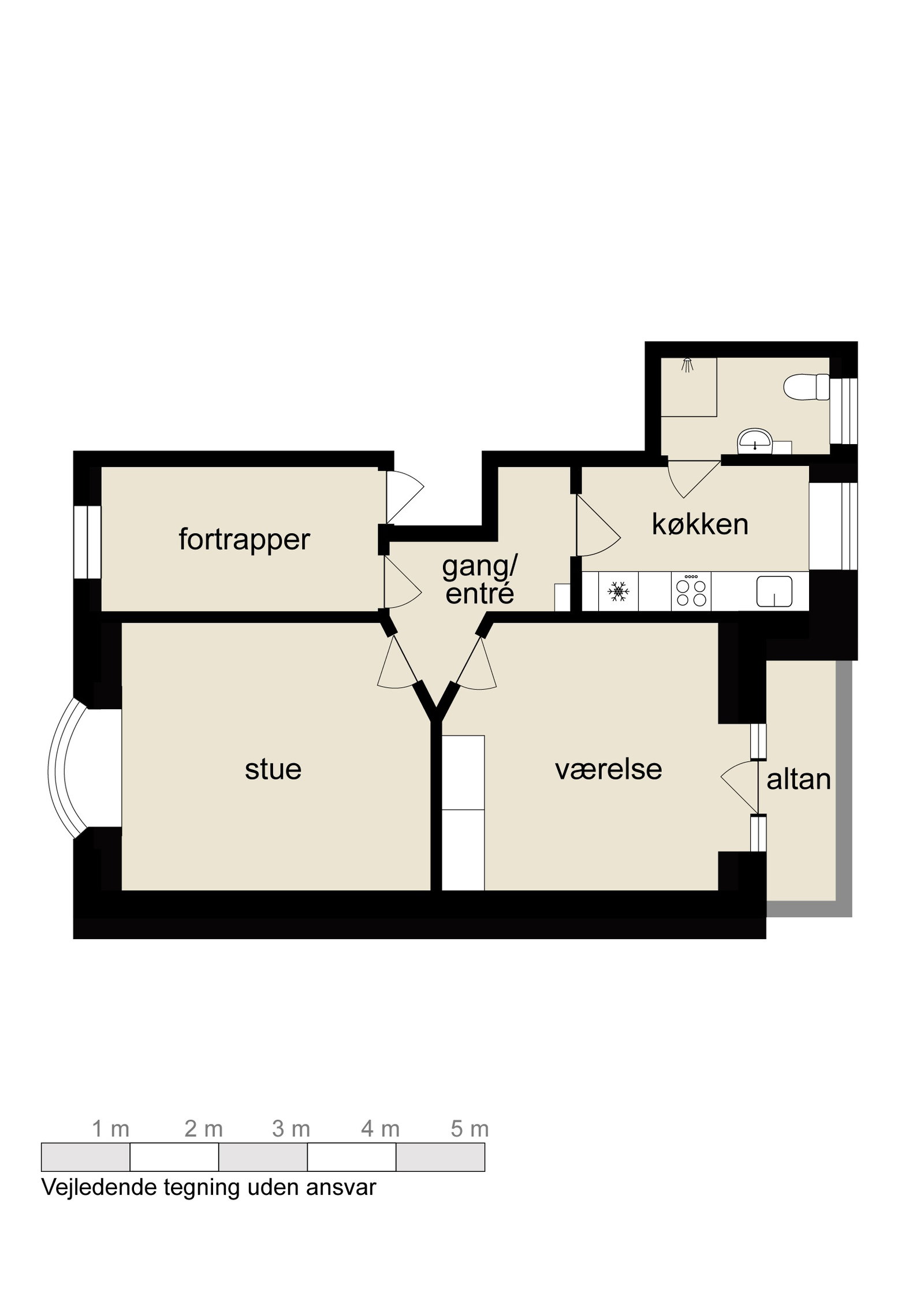 2-room apartment with balcony in the heart of Aalborg! – photo 14