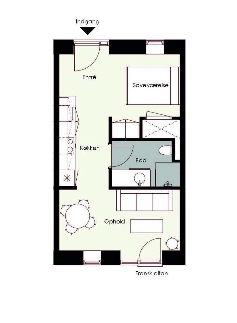 Bright 47 m² apartment on Vestre Allé, Aalborg – photo 15