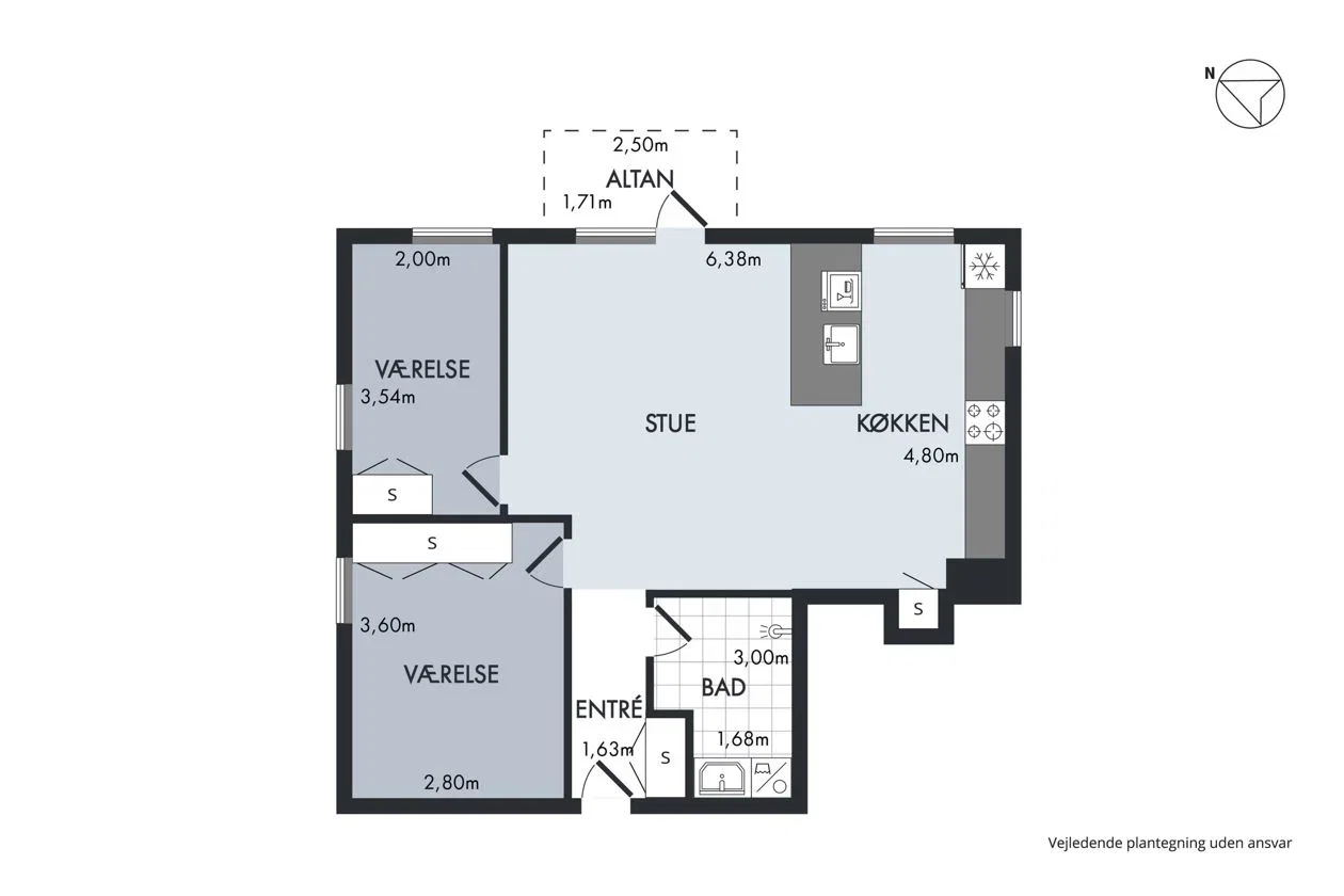 BRIGHT AND STYLISH 3-ROOM APARTMENT WITH BALCONY – photo 3