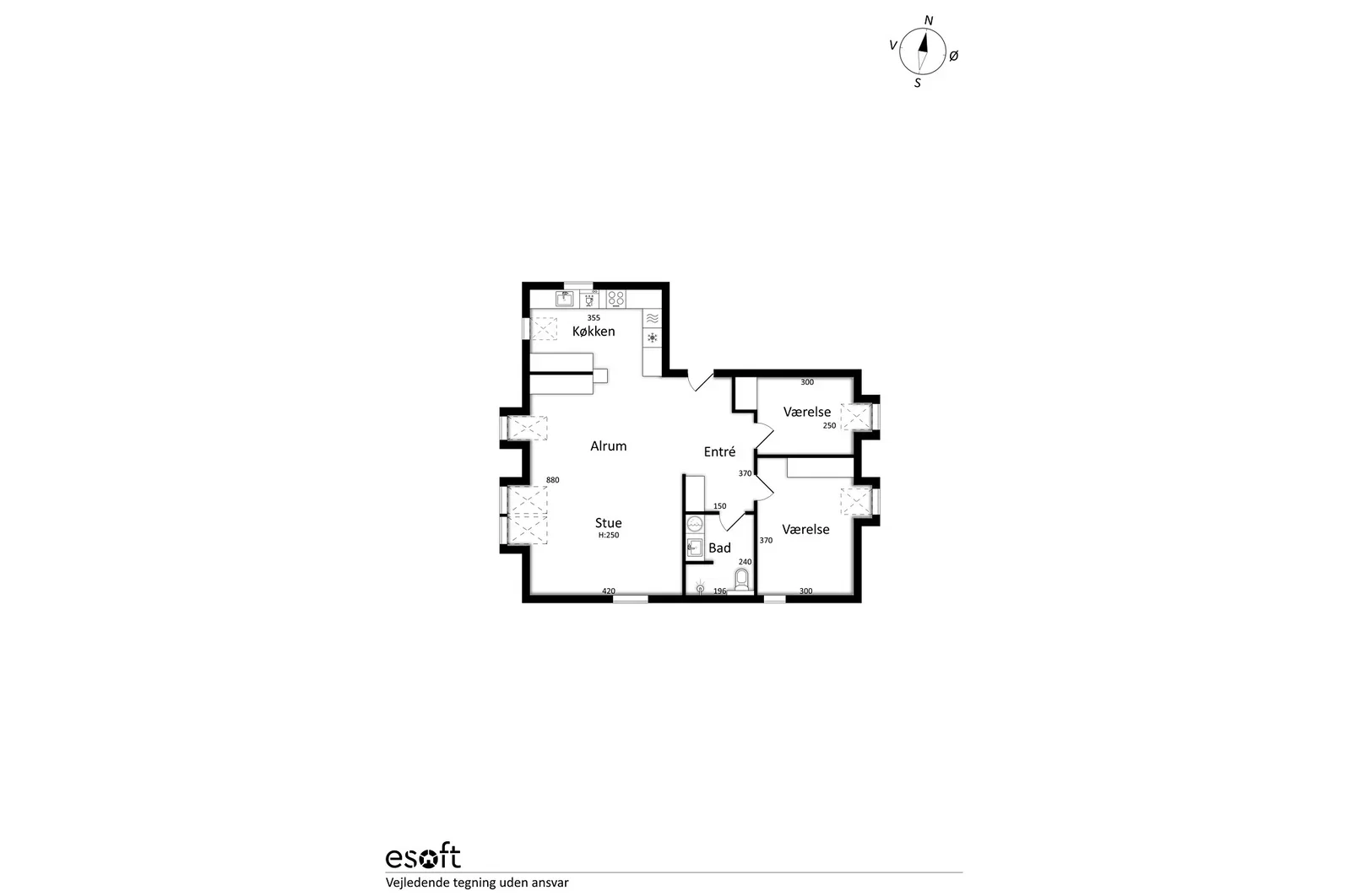 Bright and modern 3-room, 90 m² with a stylish kitchen, skylights and attractive shared facilities – photo 12