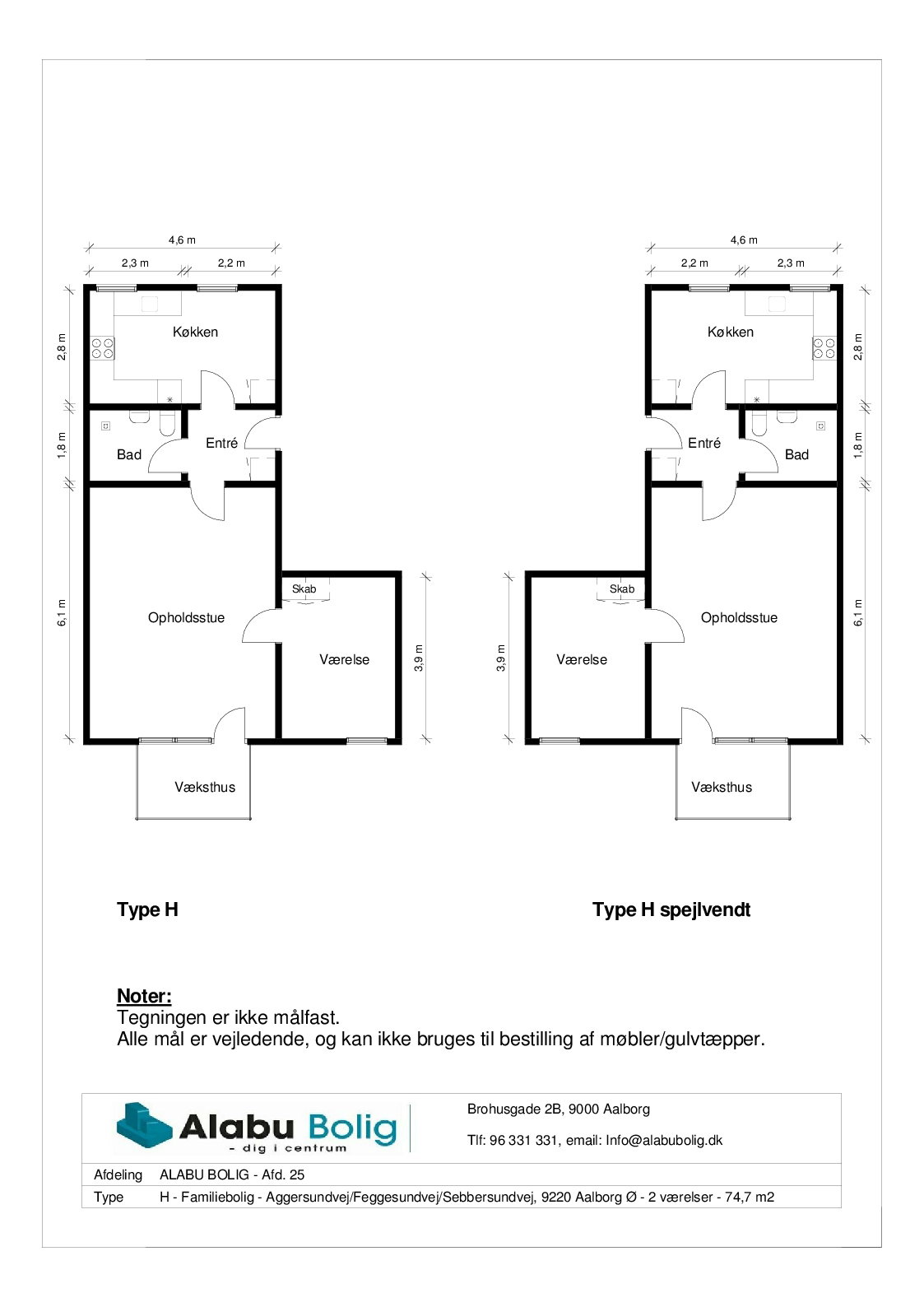 2-room apartment of 75 m² for rent in Aalborg Øst – Feggesundvej, 2nd floor – photo 11