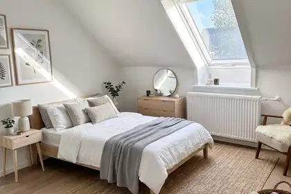 Bright 3-room apartment of 64 m² with skylights, new modern kitchen and parking – pets allowed by agreement – photo 3