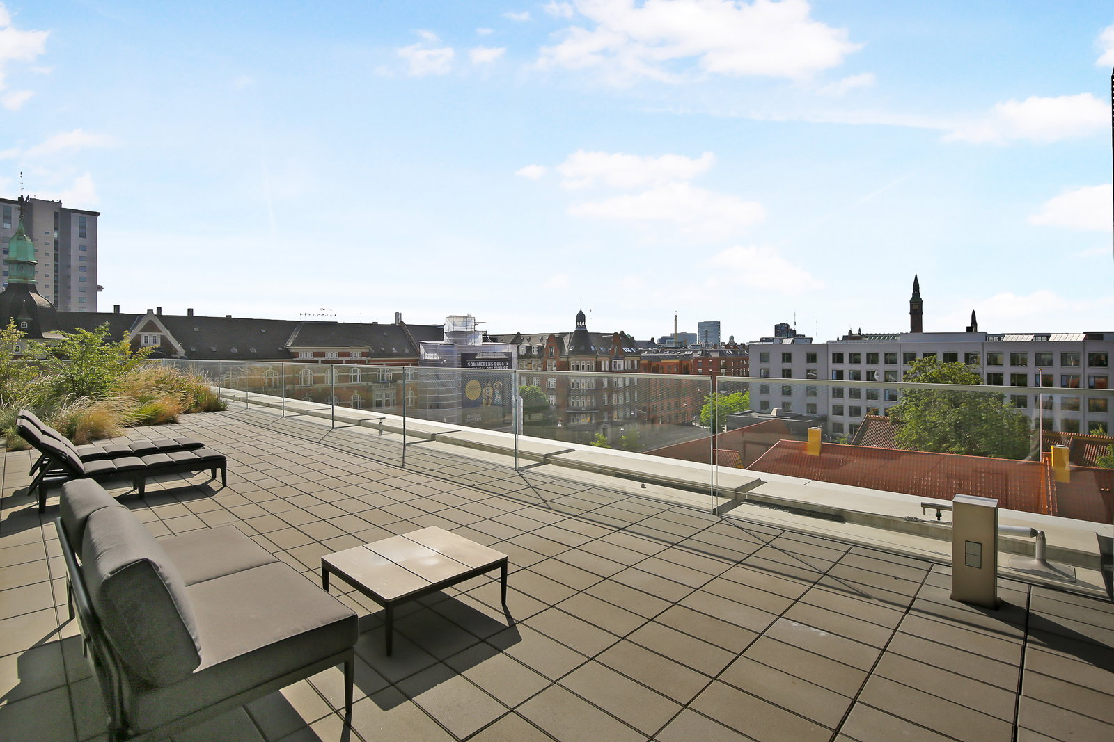 Tagterrasse med udsigt i BLOX på Københavns havnefront – billede 9