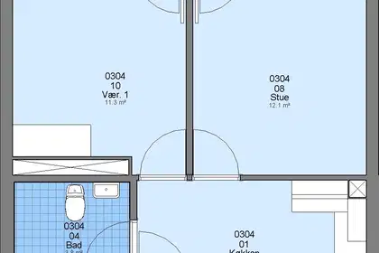 2-room student apartment in Aalborg Øst – photo 2