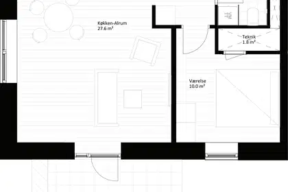 2-room apartment of 67 m² for rent in Fredericia – Mosegårdsvej, ground floor – photo 21