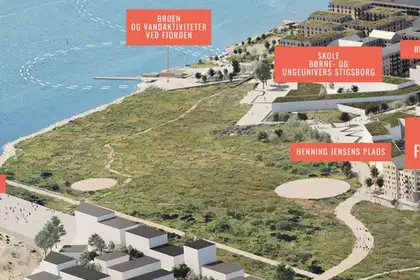 Højloftet 1-værelses med hems og privat terrasse ved fjorden – husdyr tilladt efter aftale – billede 12