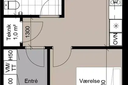 2-værelses rækkehus på 67 m² til leje i Støvring – Haren – billede 5