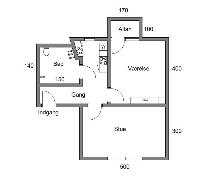 Central 2-room apartments in a well-kept building in Aalborg – photo 18