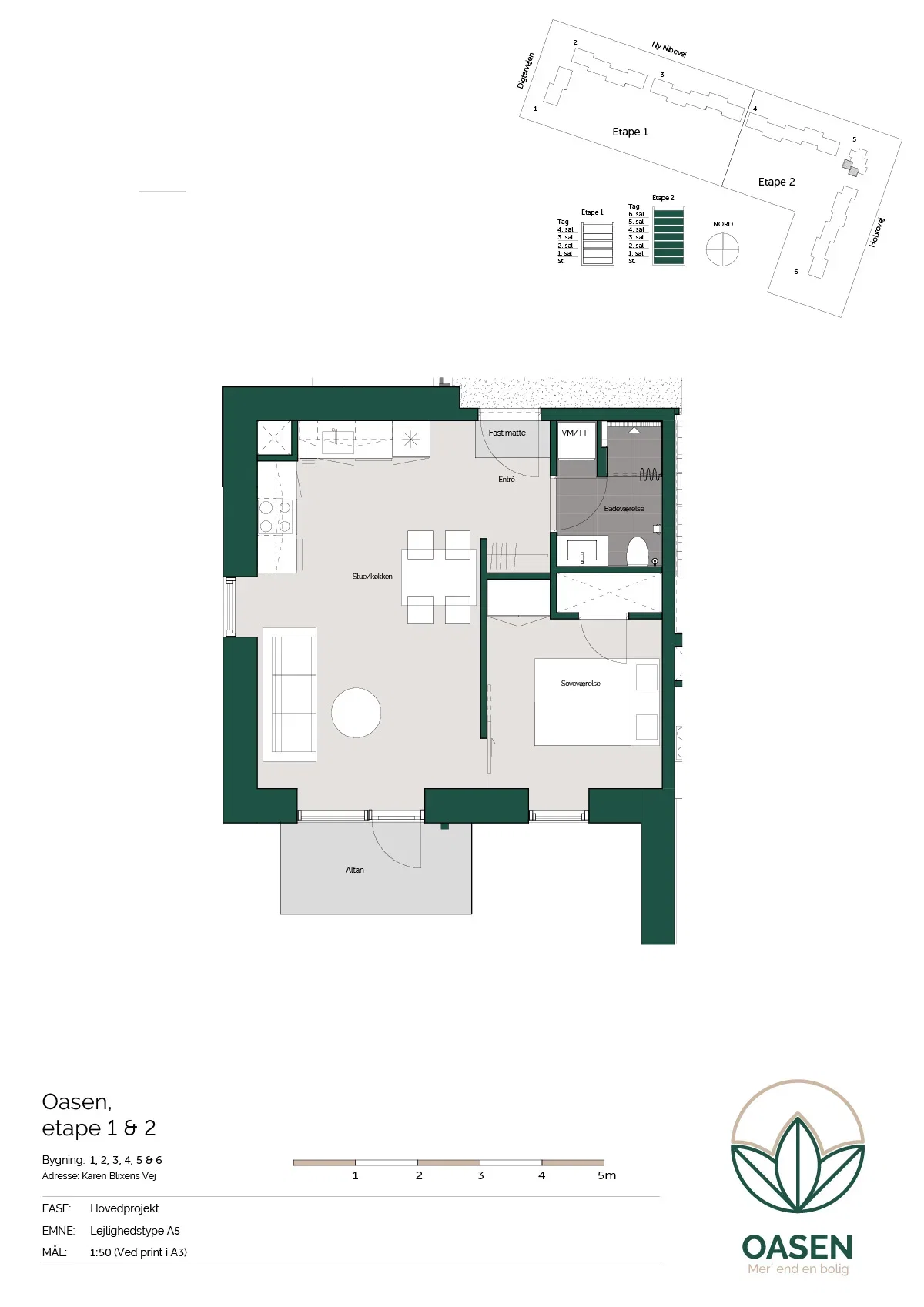 Here is your chance to rent a lovely 2-room apartment in Oasen with a balcony – photo 11