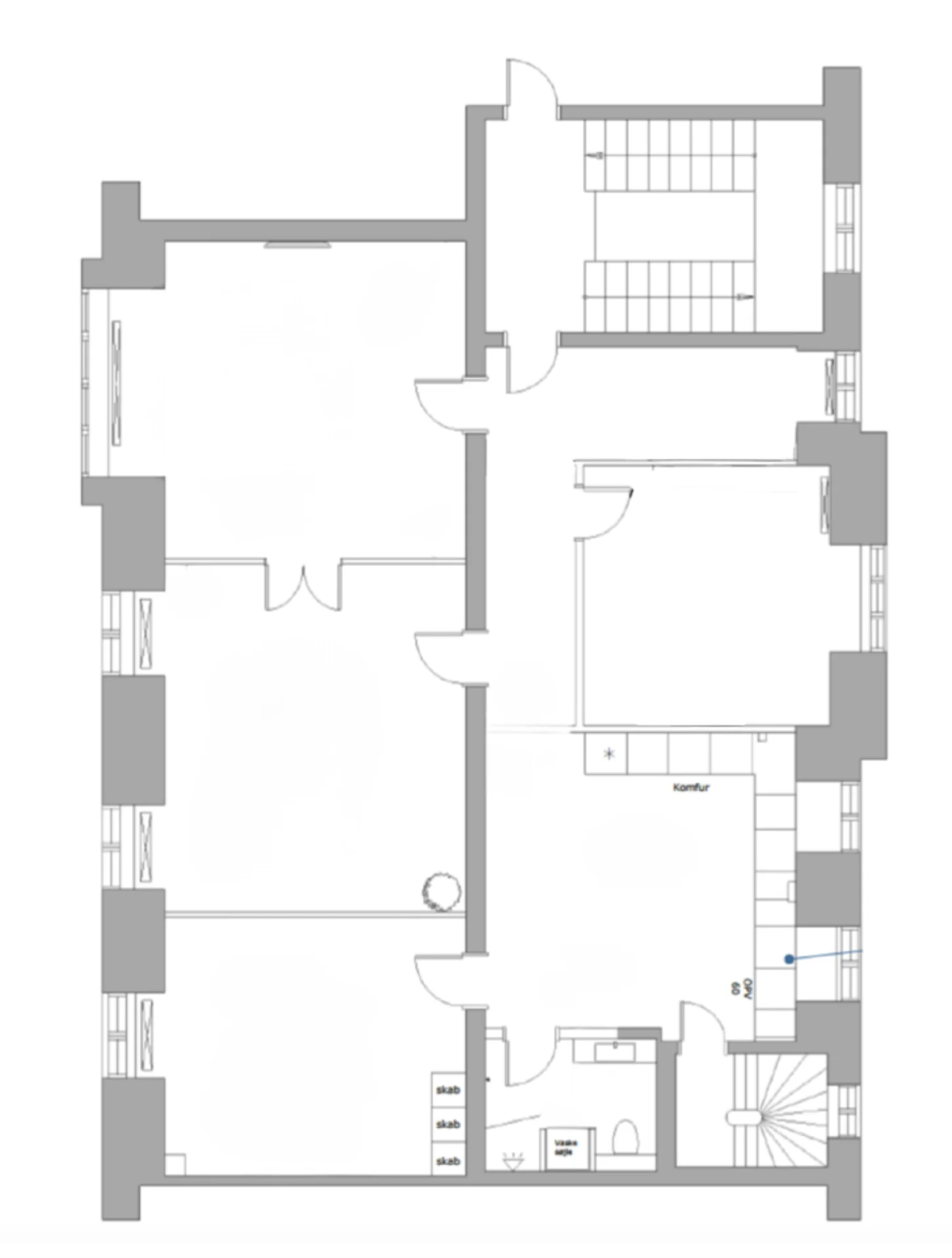 4-værelses lejlighed på 148 m² til leje i København S – Store Mølle Vej, 2. sal – billede 9