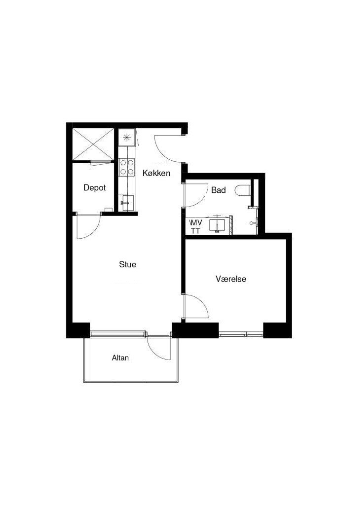 2-værelses lejlighed på 55 m² til leje i Risskov – Borresøvej, 2. sal – billede 16