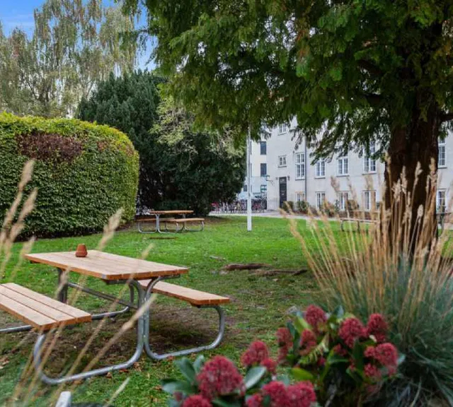 Skøn 2-værelses i baggården med egen terrasse
