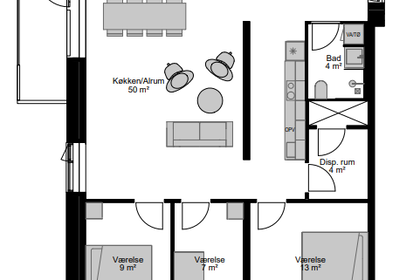 4-værelses lejlighed på 121 m² til leje i Aalborg – Godsbanen – billede 27
