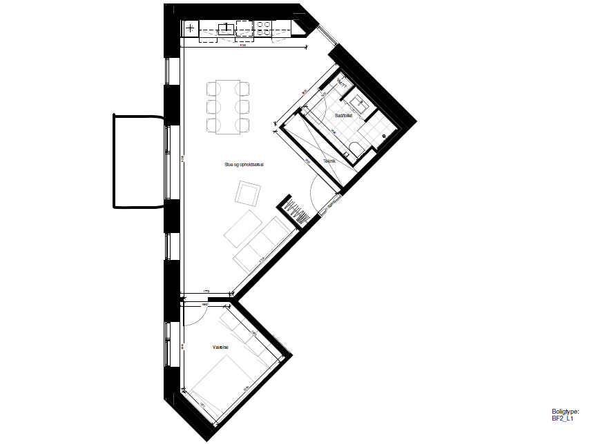 Velbeliggende 2-værelses lejlighed på 80 m² med altan i Aarhus – billede 16